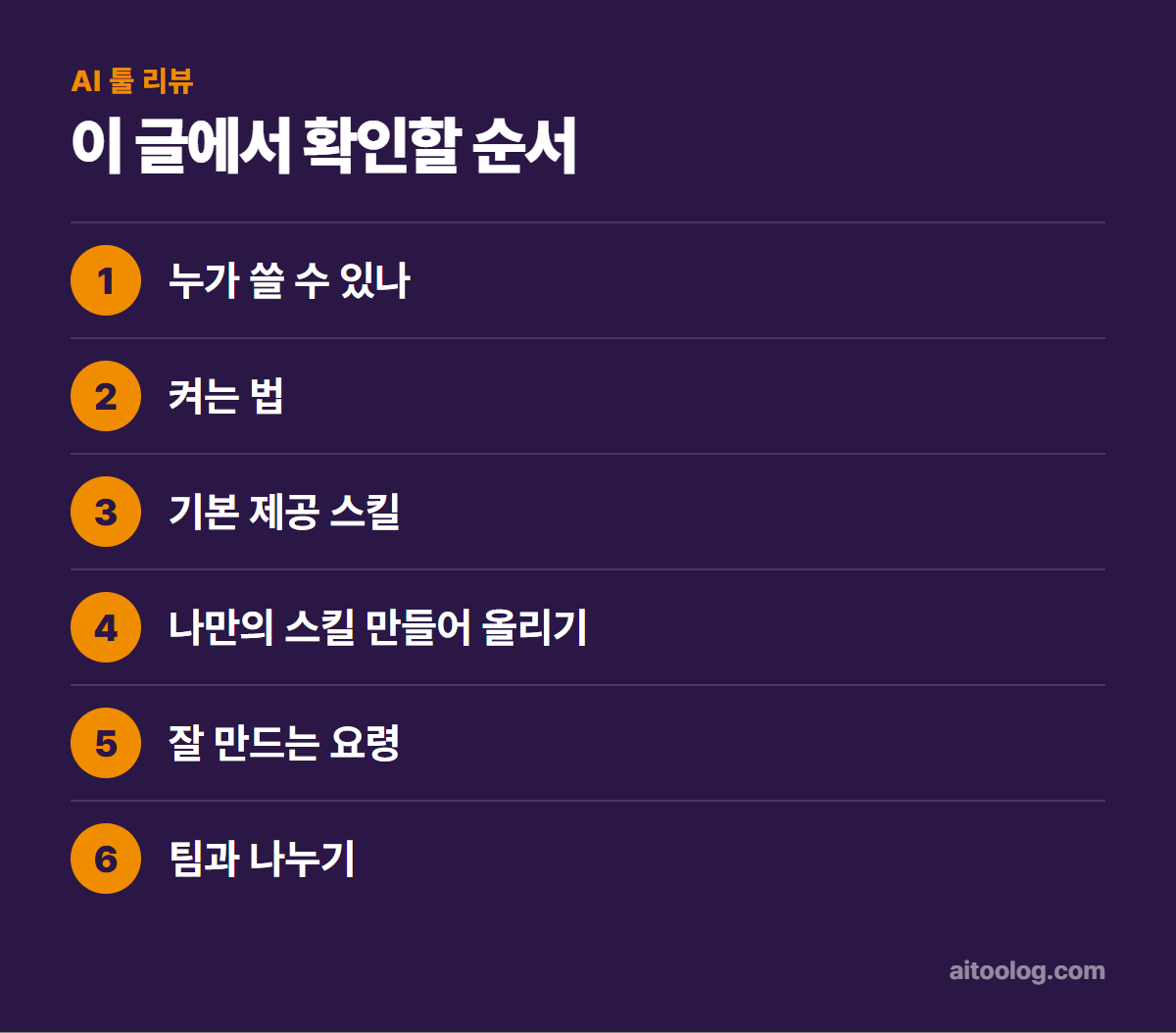 클로드 스킬(Skills) 사용법 확인 순서 정리