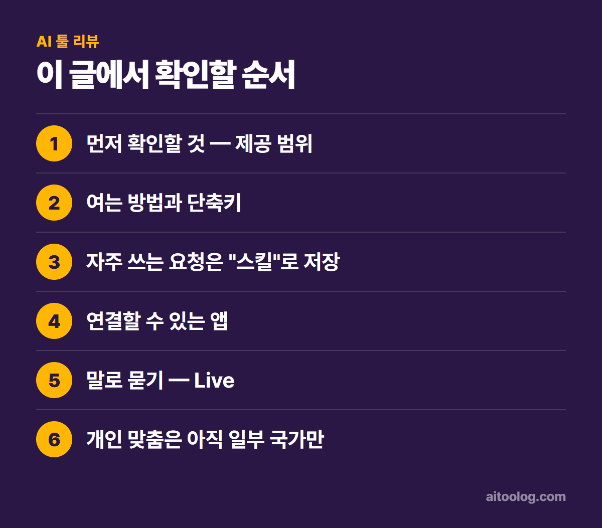 크롬의 제미나이 사용법 확인 순서 정리